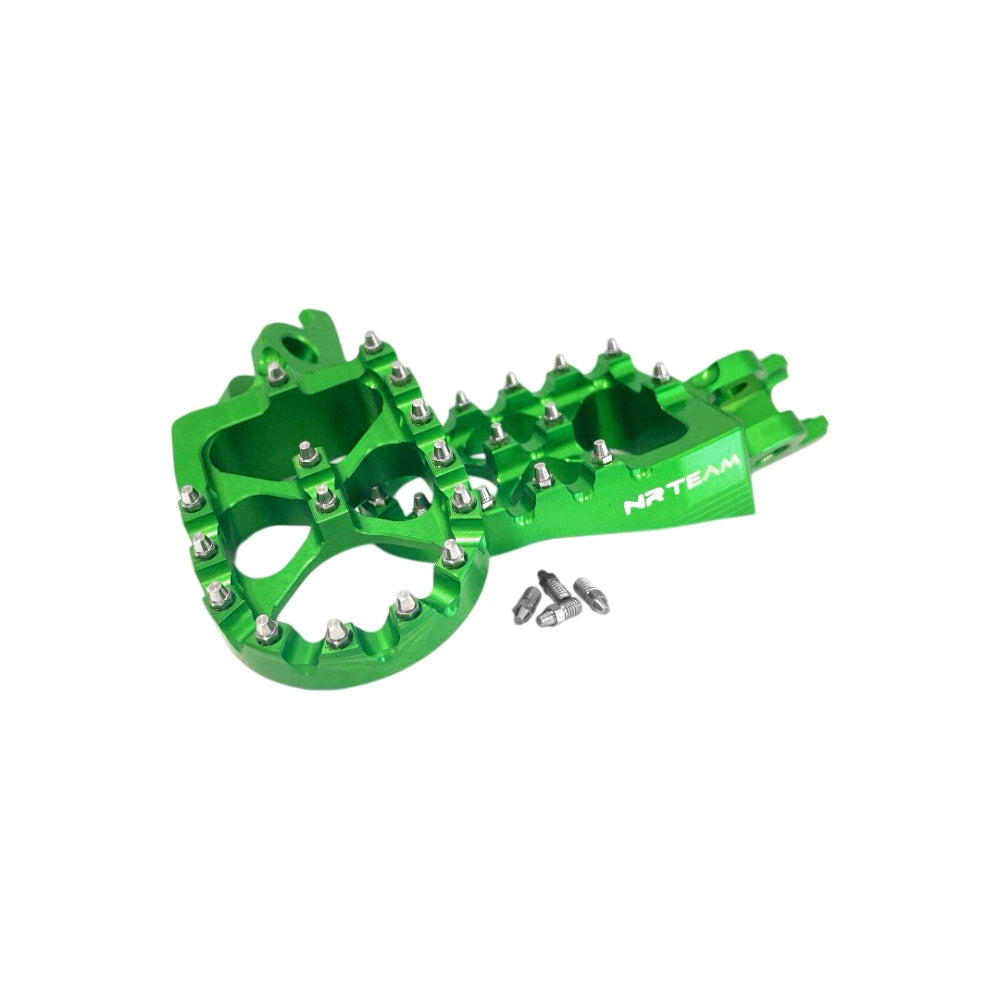 NRTeam Pedane maggiorate in ergal CNC Kawasaki KX 250 F 2007-2026