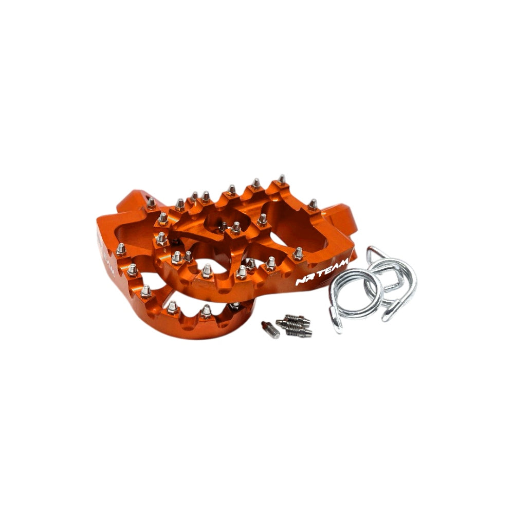 NRTeam Pedane maggiorate in ergal CNC Fantic 125 XE 2021-2025