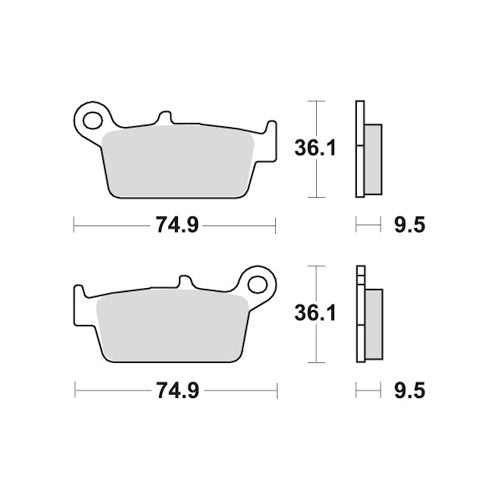 Galfer Pastiglie freno GasGas 125 EC 2000-2015