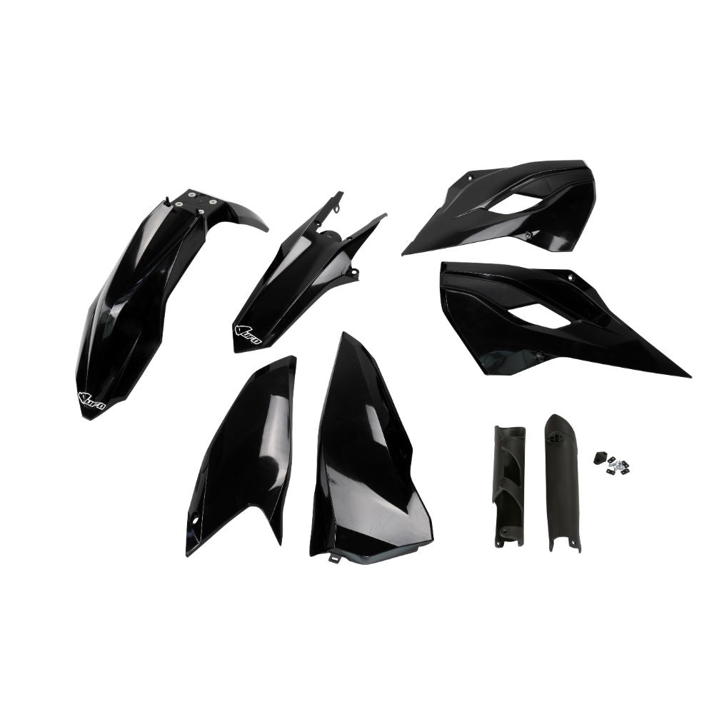UFO Plast Kit plastiche completi Husqvarna 125 TE 2014-2014 Nero
