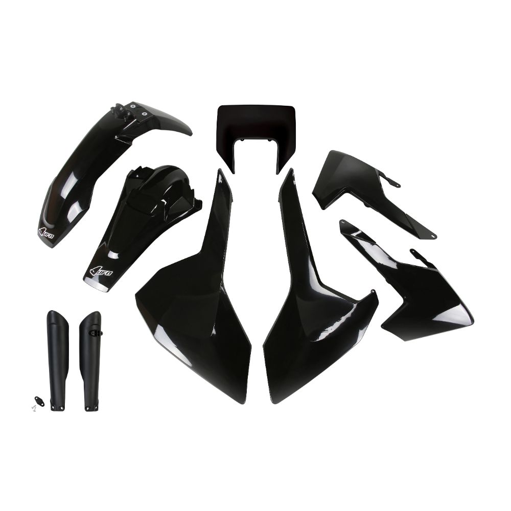 UFO Plast Kit plastiche completi Husqvarna 250 FE 2017-2019 Nero