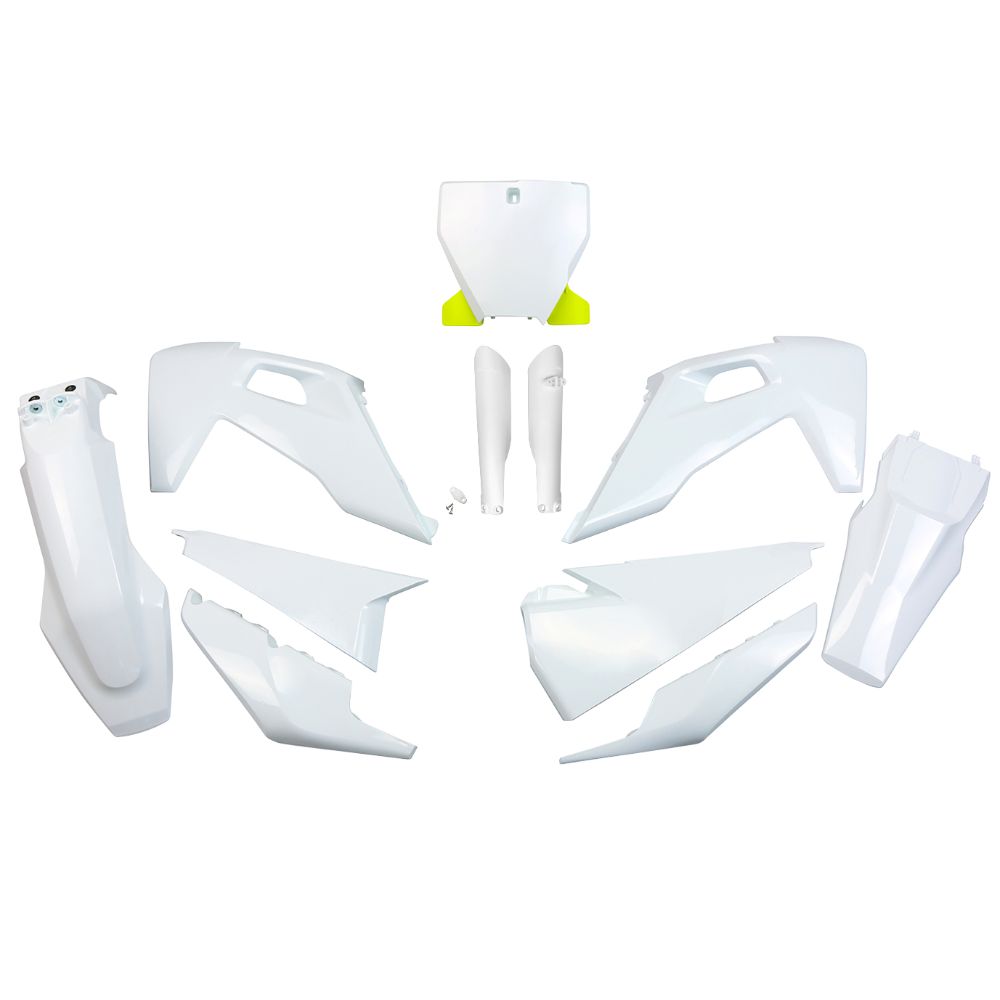 UFO Plast Kit plastiche completi Husqvarna 125 TC 2020-2022 Bianco