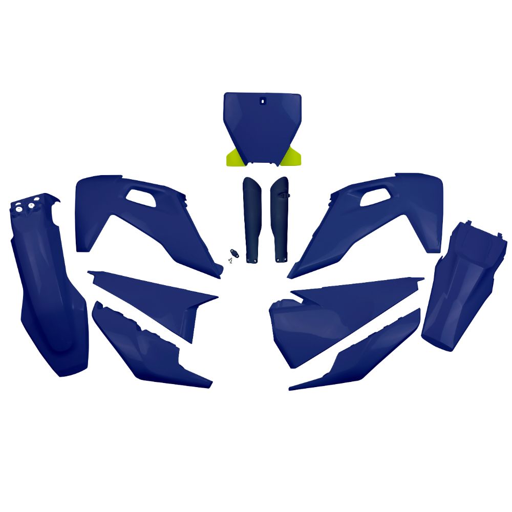 UFO Plast Kit plastiche completi Husqvarna 125 TC 2019-2022 Blu