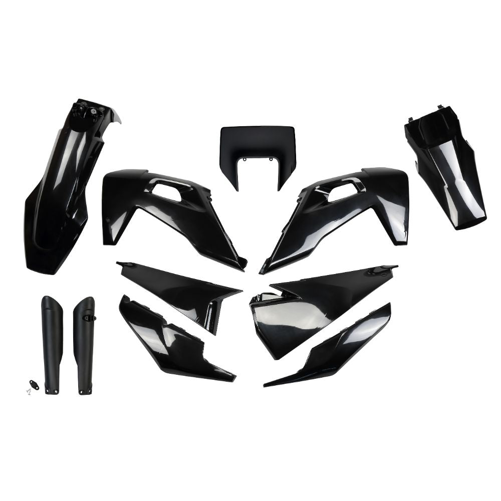 UFO Plast Kit plastiche completi Husqvarna 150 TE 2020-2023 Nero