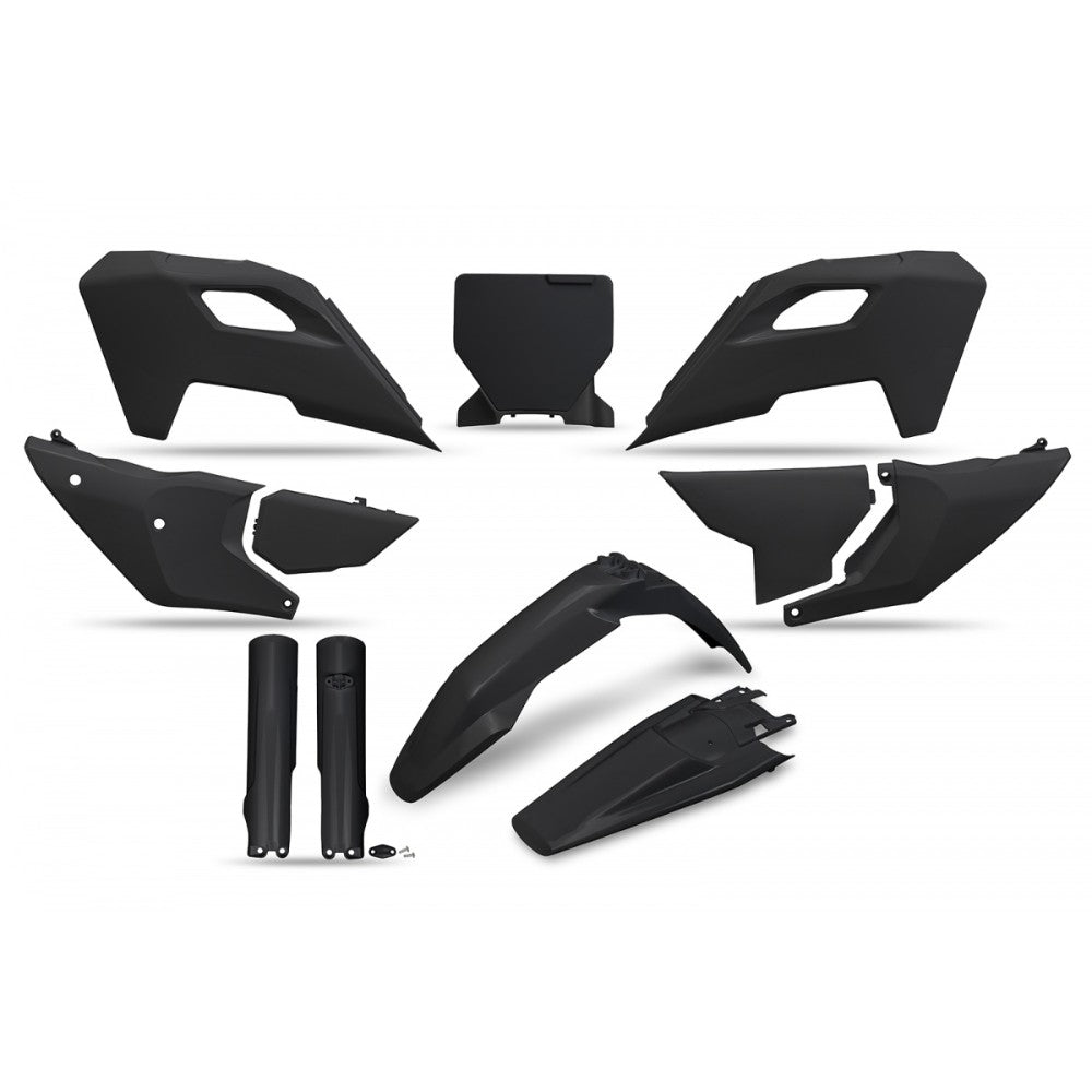 UFO Plast Kit plastiche completi Husqvarna 125 TC 2023-2024 Nero