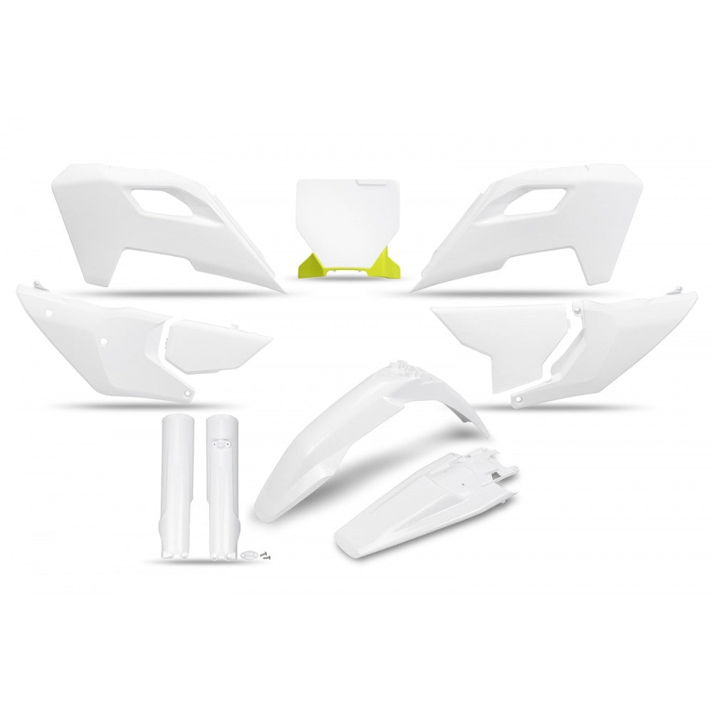 UFO Plast Kit plastiche completi Husqvarna 125 TC 2023-2024 Bianco