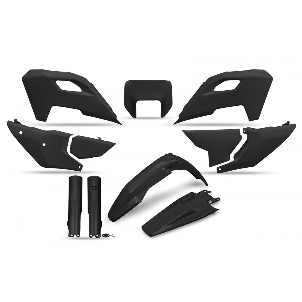 UFO Plast Kit plastiche completi Husqvarna 150 TE 2024-2025 Nero