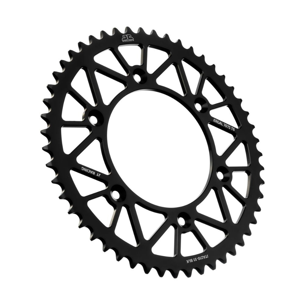 JT Sprockets Corona in Ergal scaricate Beta RR 125 2T 2018-2025 Nero