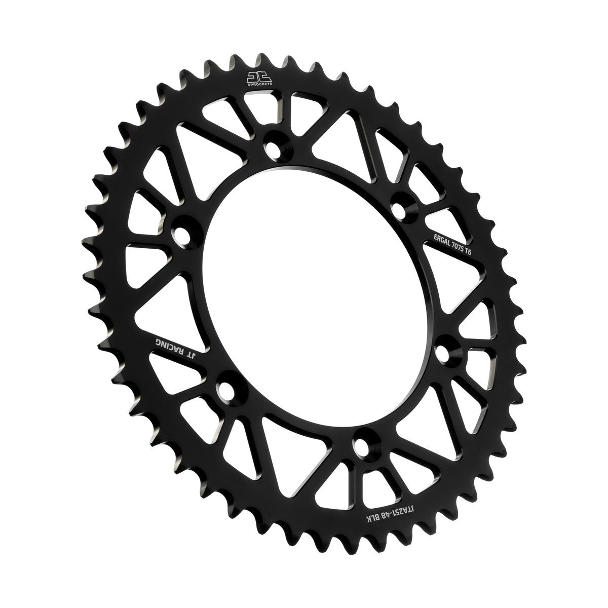 JT Sprockets Corona in Ergal scaricate Fantic 125 XE 2021-2025 Nero
