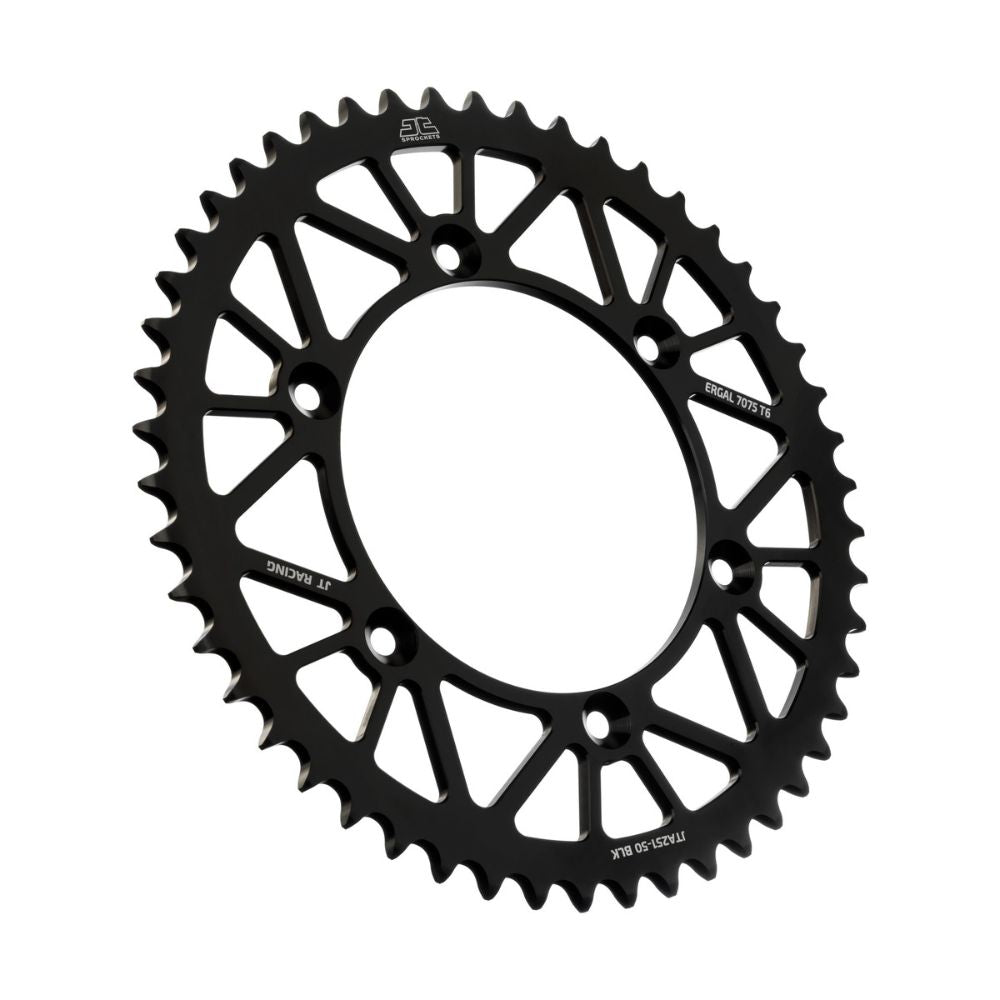 JT Sprockets Corona in Ergal scaricate Fantic 125 XE 2021-2025 Nero