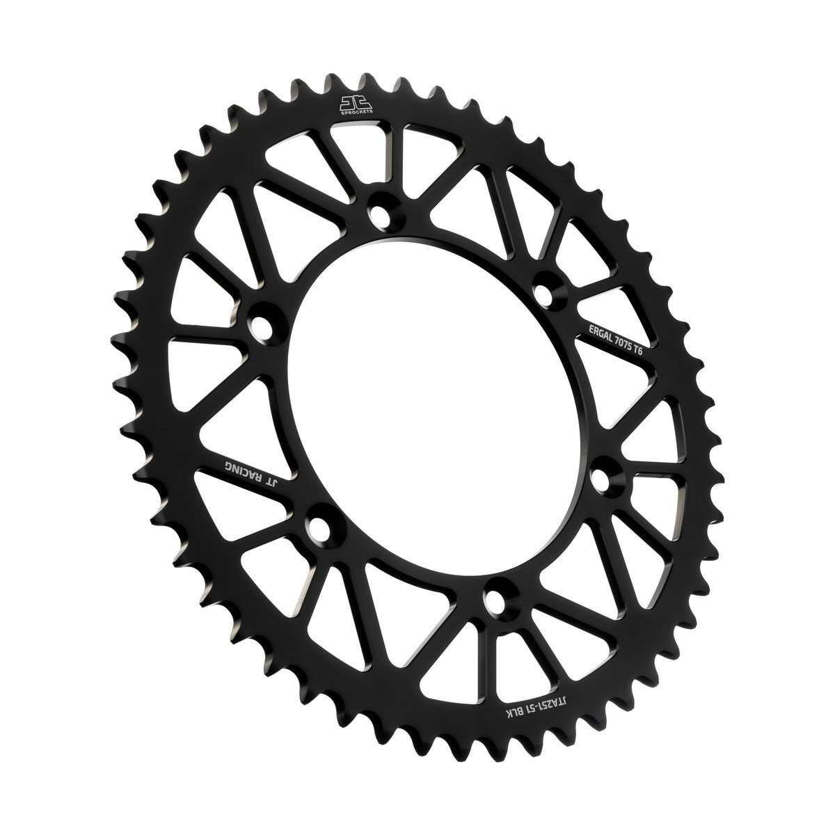 JT Sprockets Corona in Ergal scaricate Fantic 125 XE 2021-2025 Nero
