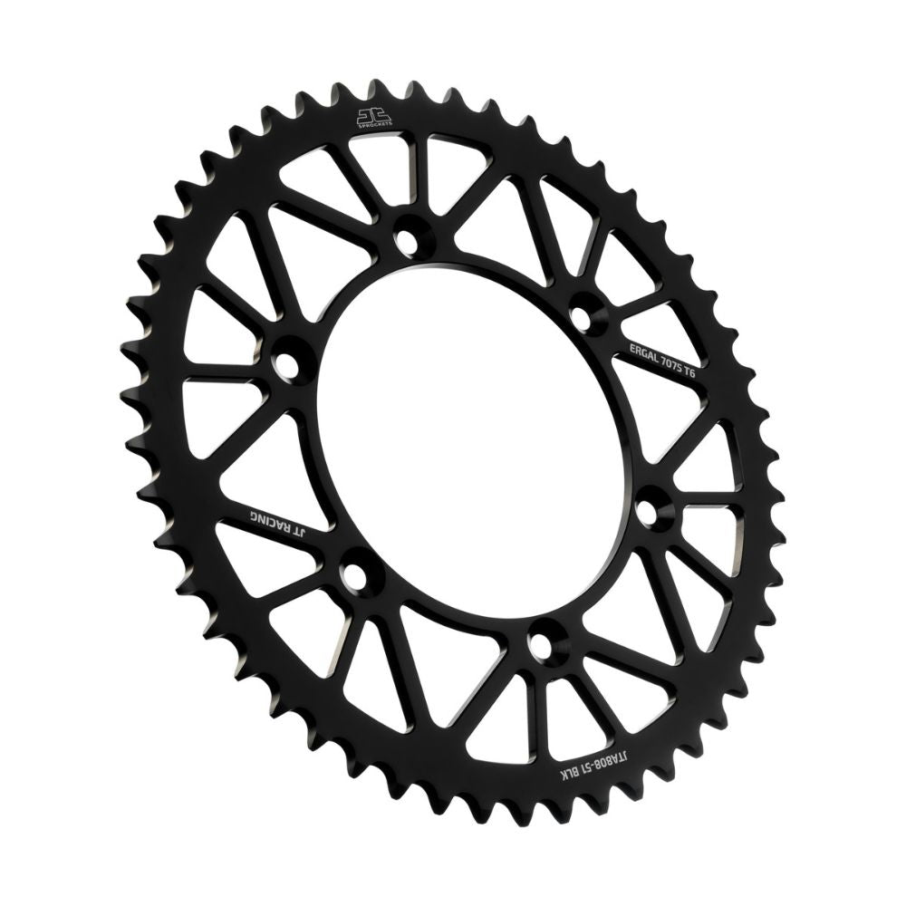 JT Sprockets Corona in Ergal scaricate Suzuki RM 125 1989-2012 Nero