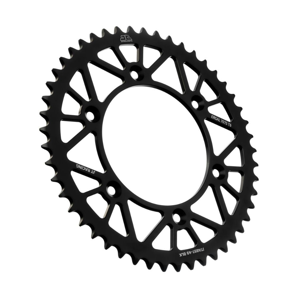 JT Sprockets Corona in Ergal scaricate GasGas 125 MC 2021-2025 Nero