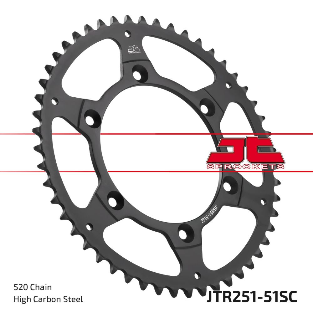 JT Sprockets Corona in acciaio Fantic 125 XE 2021-2025