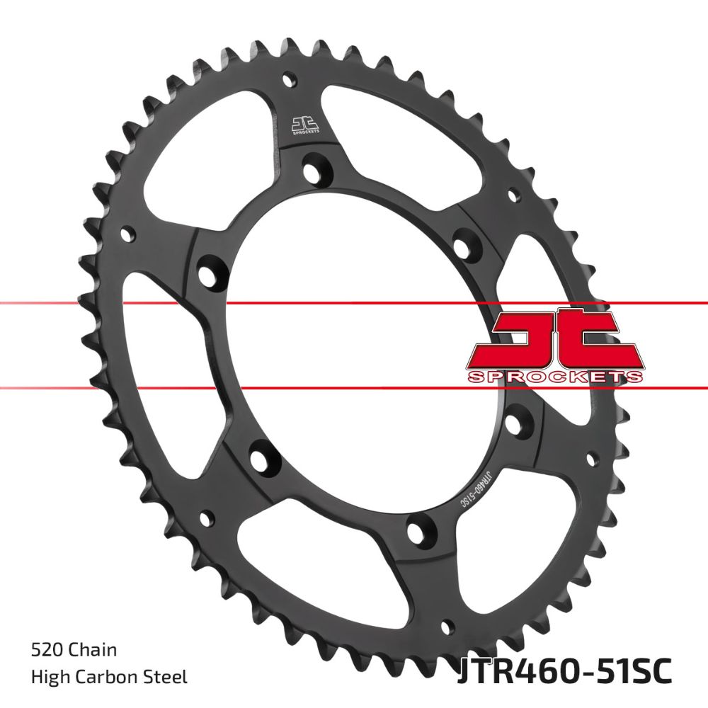 JT Sprockets Corona in acciaio Kawasaki KX 125 1980-2008