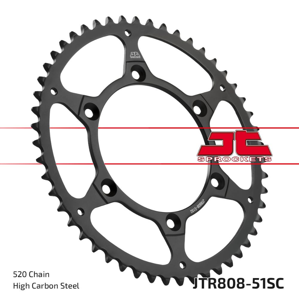 JT Sprockets Corona in acciaio Suzuki RM 125 1989-2012