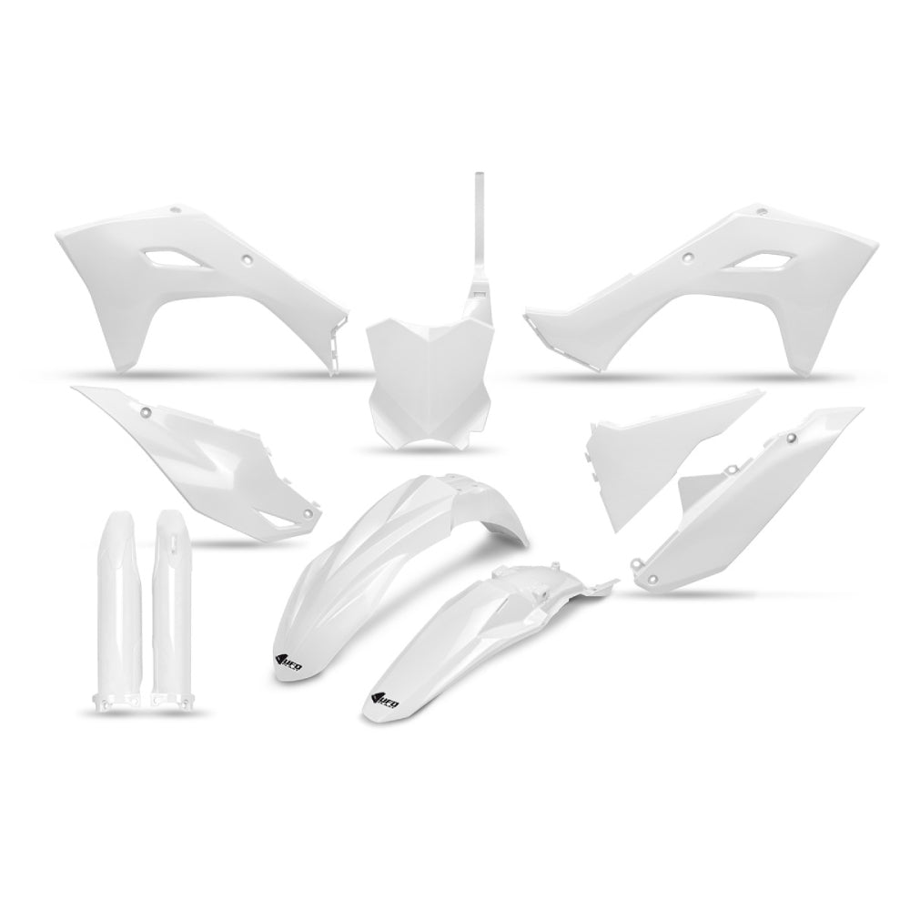 UFO Plast Kit plastiche completi Kawasaki KX 250 F 2025-2026 Bianco