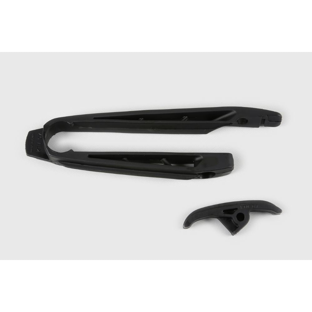 UFO Plast Slitta scorricatena forcellone KTM 125 EXC 2008-2011 Nero