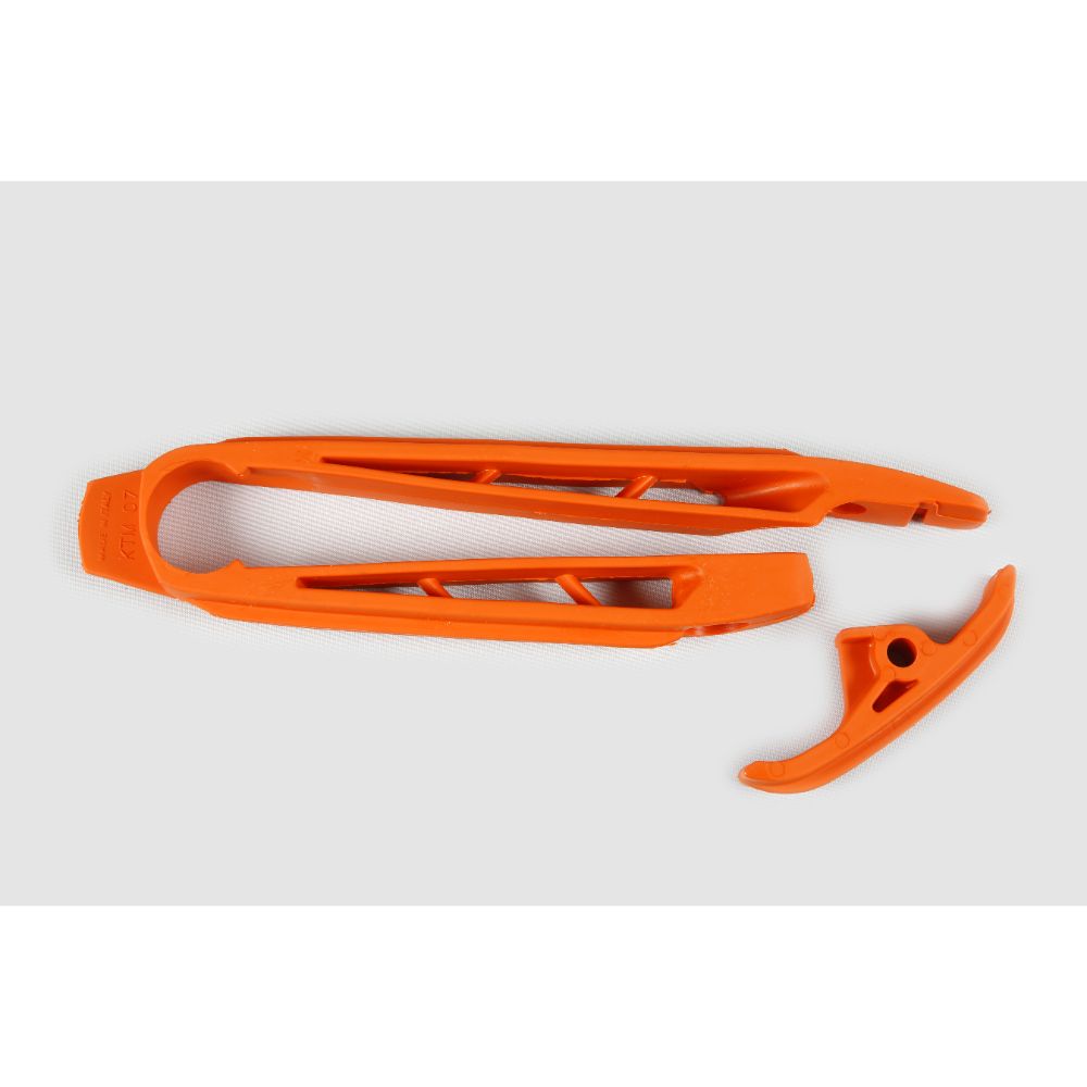 UFO Plast Slitta scorricatena forcellone KTM 125 EXC 2008-2011 Arancione