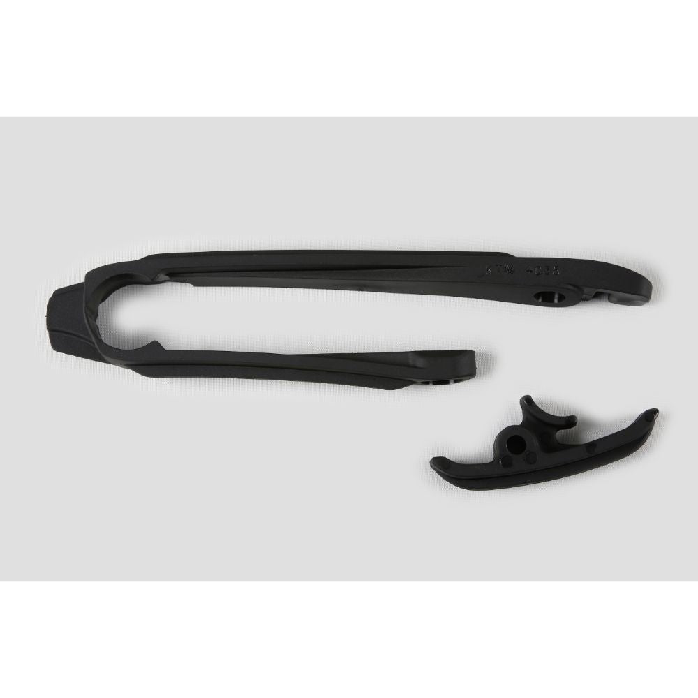 UFO Plast Slitta scorricatena forcellone KTM 125 EXC 2012-2016 Nero