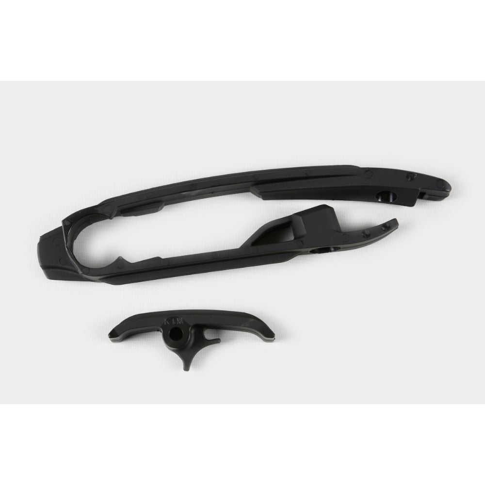 UFO Plast Slitta scorricatena forcellone KTM 125 SX 2016-2022 Nero