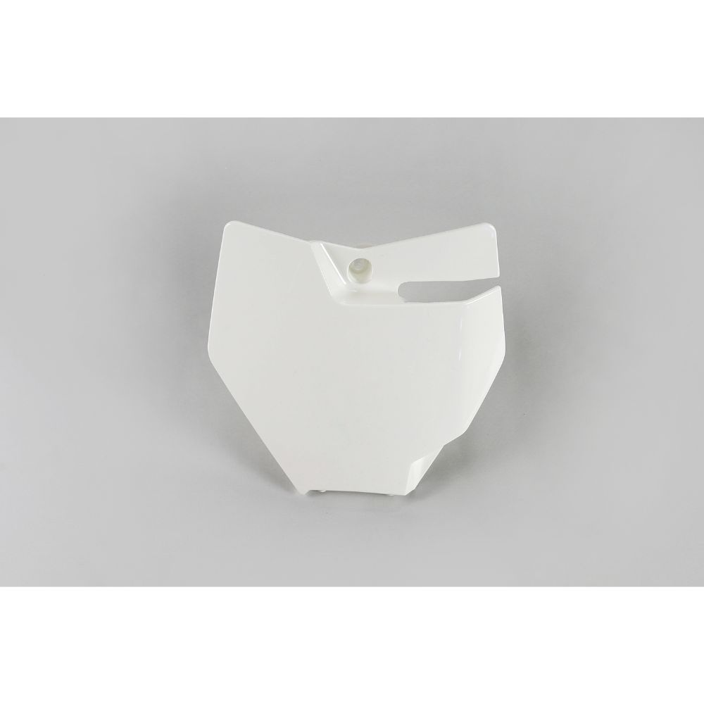 UFO Plast Tabella portanumero KTM 85 SX 2018-2019 anteriore Bianco
