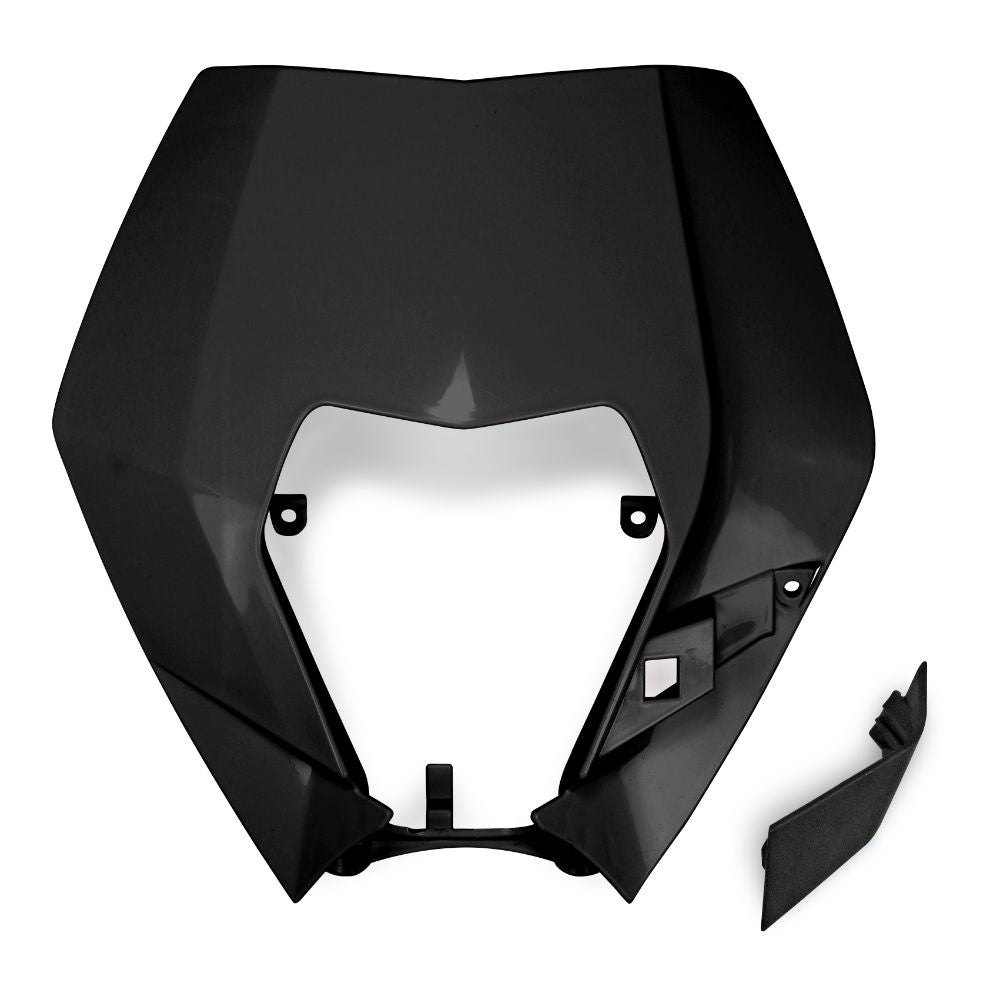 UFO Plast Plastica portafaro KTM 125 EXC 2009-2013 anteriore Nero