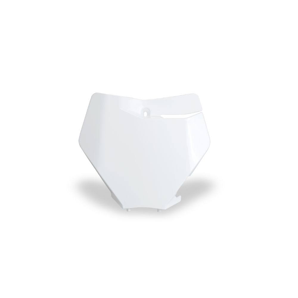 UFO Plast Tabella portanumero KTM 125 SX 2020-2022 anteriore Bianco