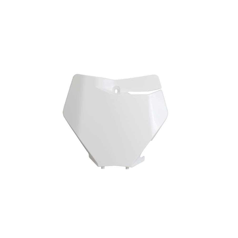 UFO Plast Tabella portanumero KTM 125 SX 2019-2019 anteriore Bianco