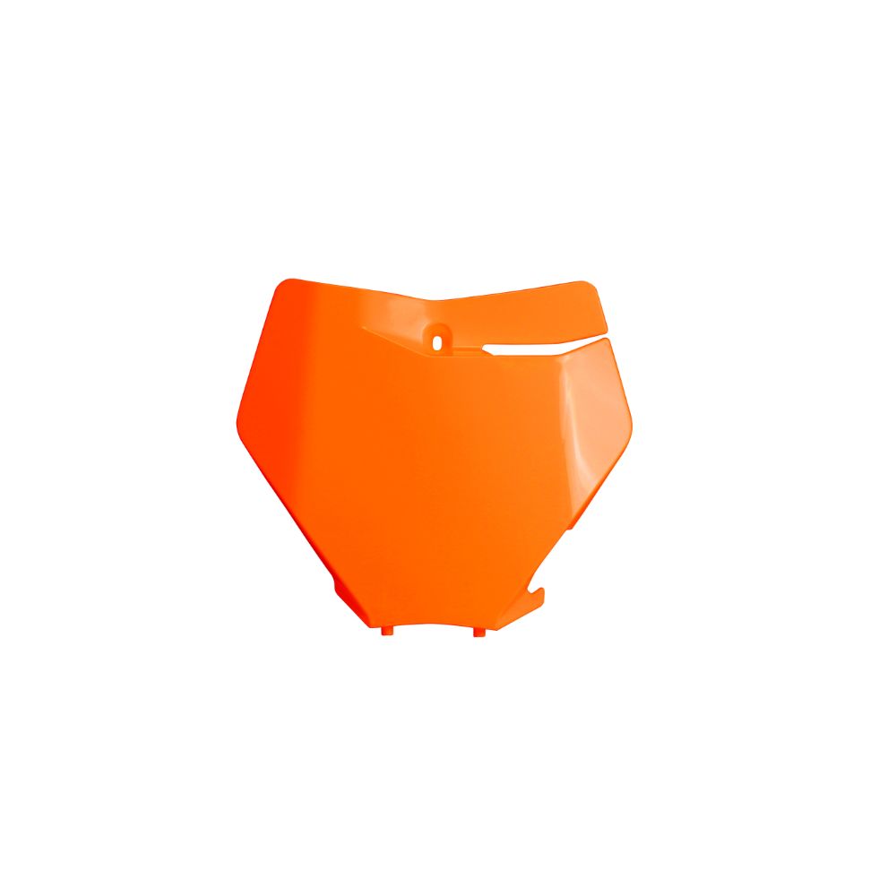 UFO Plast Tabella portanumero KTM 125 SX 2019-2022 anteriore Arancione