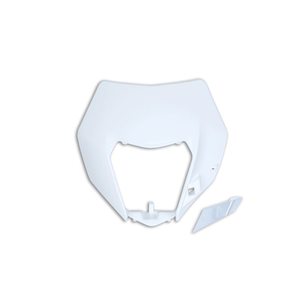 UFO Plast Plastica portafaro KTM 125 EXC 2014-2016 anteriore Bianco