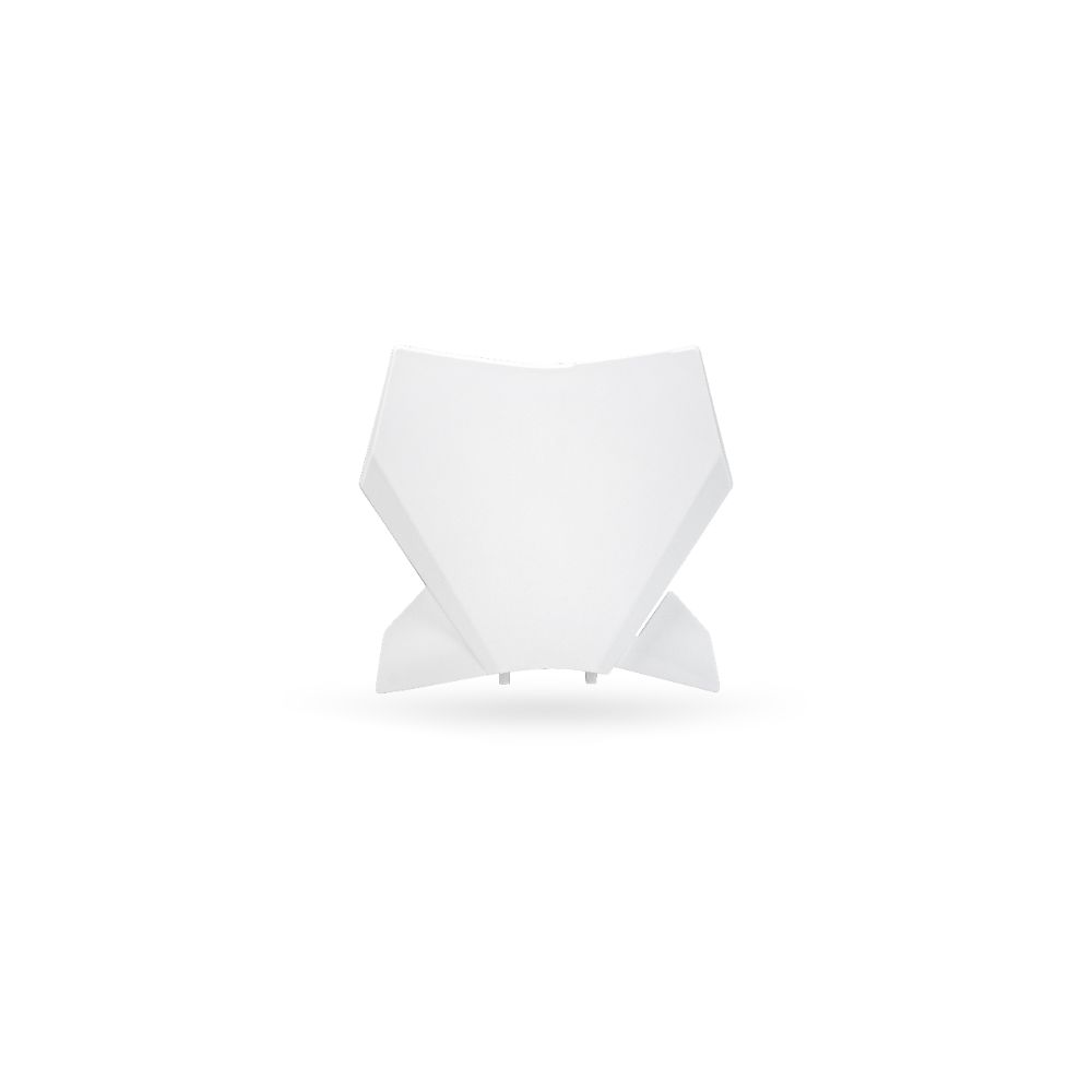 UFO Plast Tabella portanumero KTM 125 SX 2023-2026 anteriore Bianco