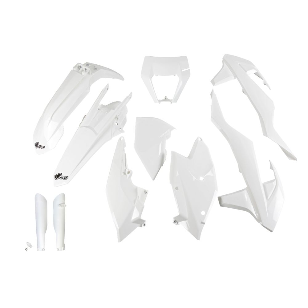 UFO Plast Kit plastiche completi KTM 125 XC-W 2017-2019 Bianco