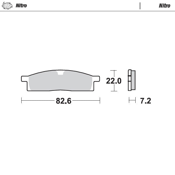Moto Master Pastiglie freno Yamaha YZ 65 2018-2025 nitro