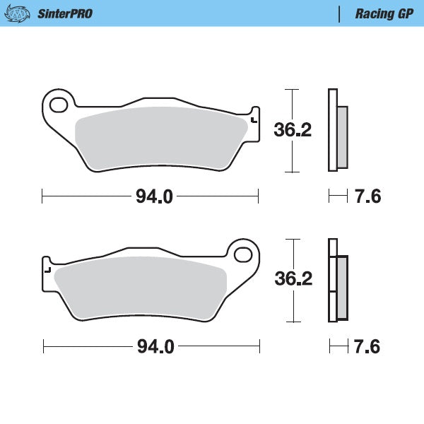 Moto Master Pastiglie freno Ducati DESMO 450 MX 2025-2025