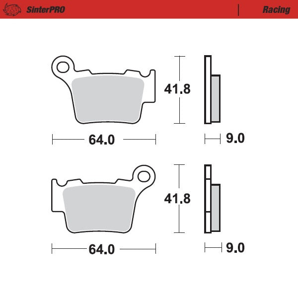 Moto Master Pastiglie freno Ducati DESMO 450 MX 2025-2025