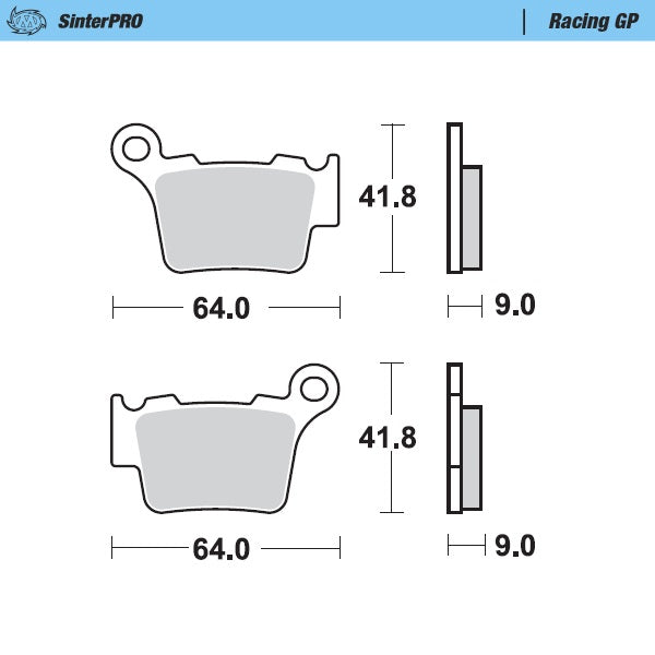 Moto Master Pastiglie freno Ducati DESMO 450 MX 2025-2025