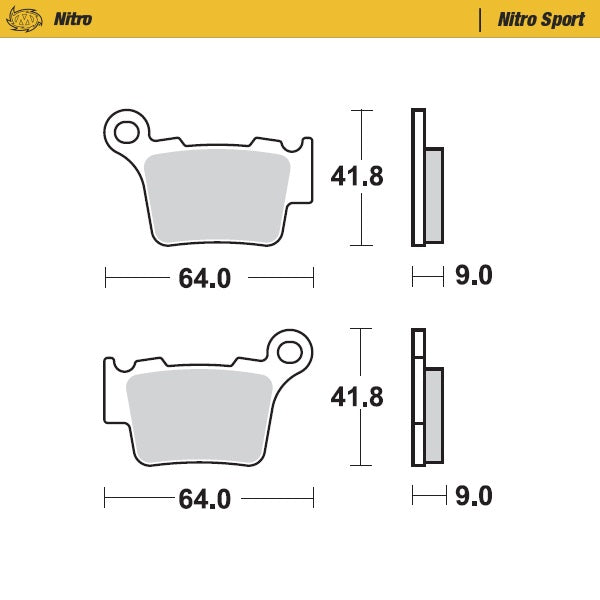 Moto Master Pastiglie freno Ducati DESMO 450 MX 2025-2025
