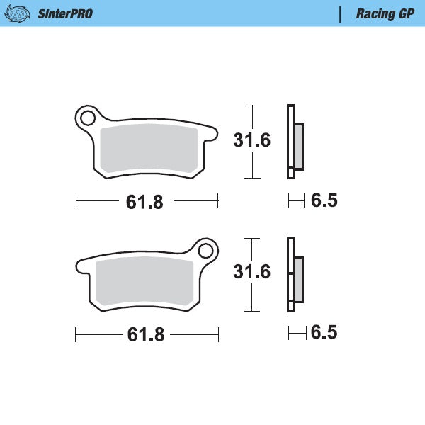 Moto Master Pastiglie freno GasGas 65 MC 2021-2022