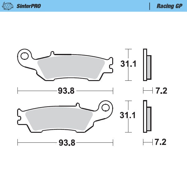 Moto Master Pastiglie freno Fantic 125 XE 2021-2022