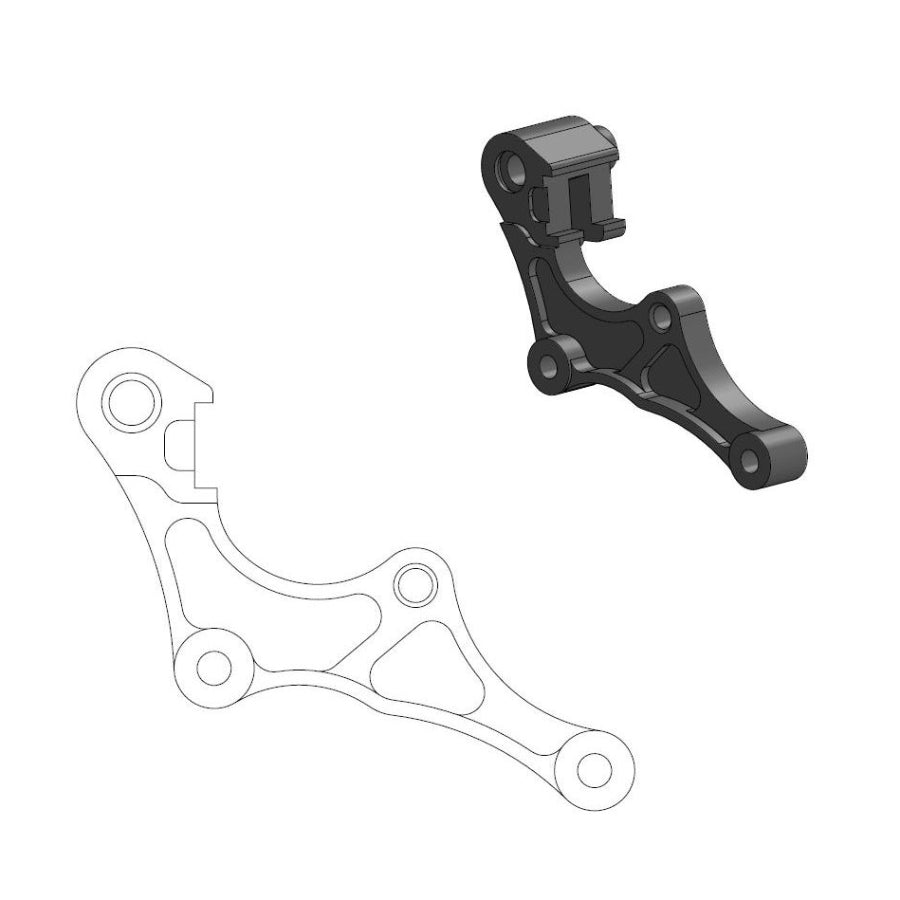 Moto Master Distanziali pinza freno Honda CRF 250 RX 2019-2025 320 mm anteriore
