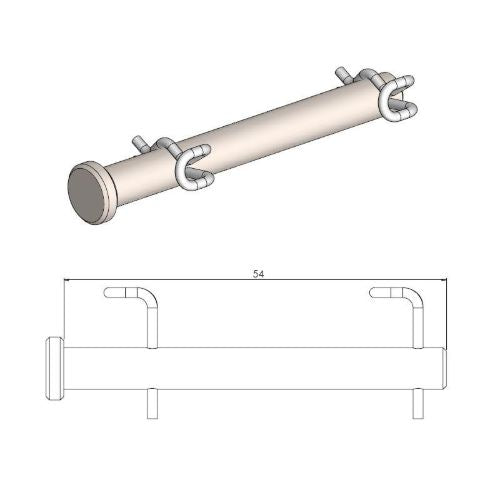Moto Master Perno pastiglie pinza freno GasGas 85 MC 2021-2025 anteriore