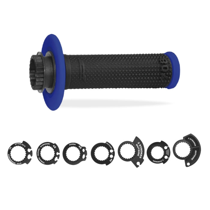 Pro Grip Manopole Lock-On (KIT) Universale Blu