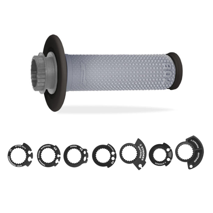 Pro Grip Manopole Lock-On (KIT) Universale Grigio