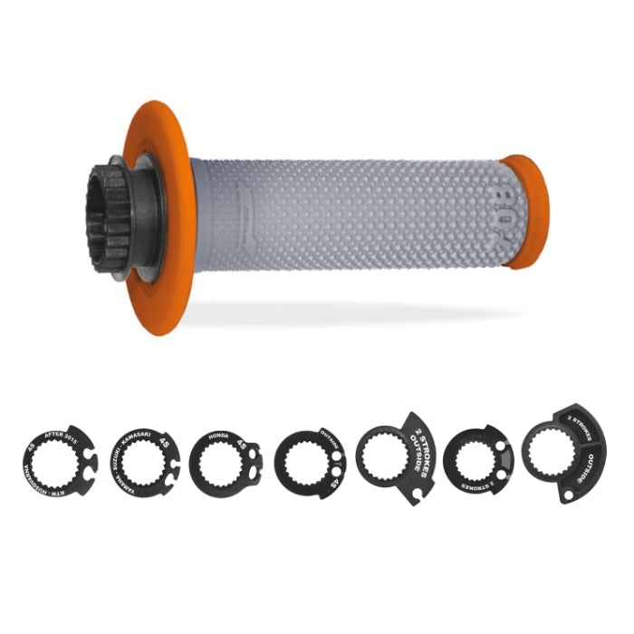 Pro Grip Manopole Lock-On (KIT) Universale Grigio
