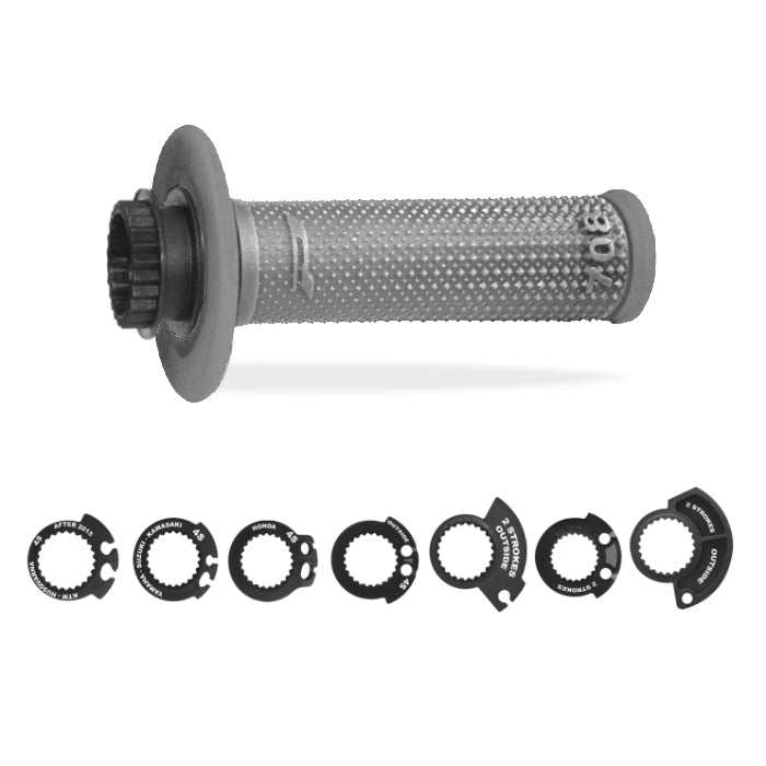 Pro Grip Manopole Lock-On (KIT) Universale Grigio