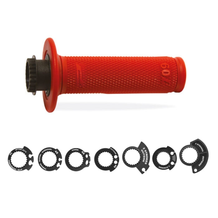 Pro Grip Manopole Lock-On (KIT) Universale Rosso