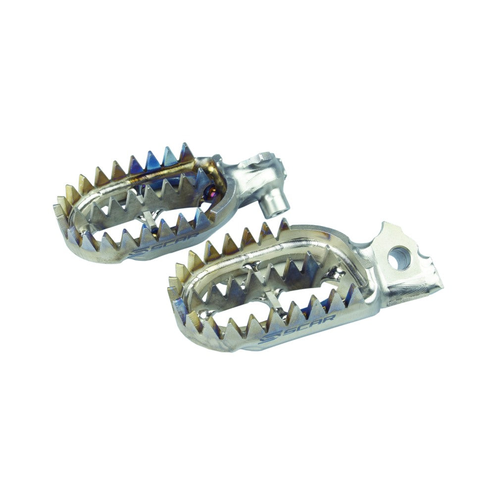 Scar Racing Pedane maggiorate in titanio Fantic 125 XX 2022-2025