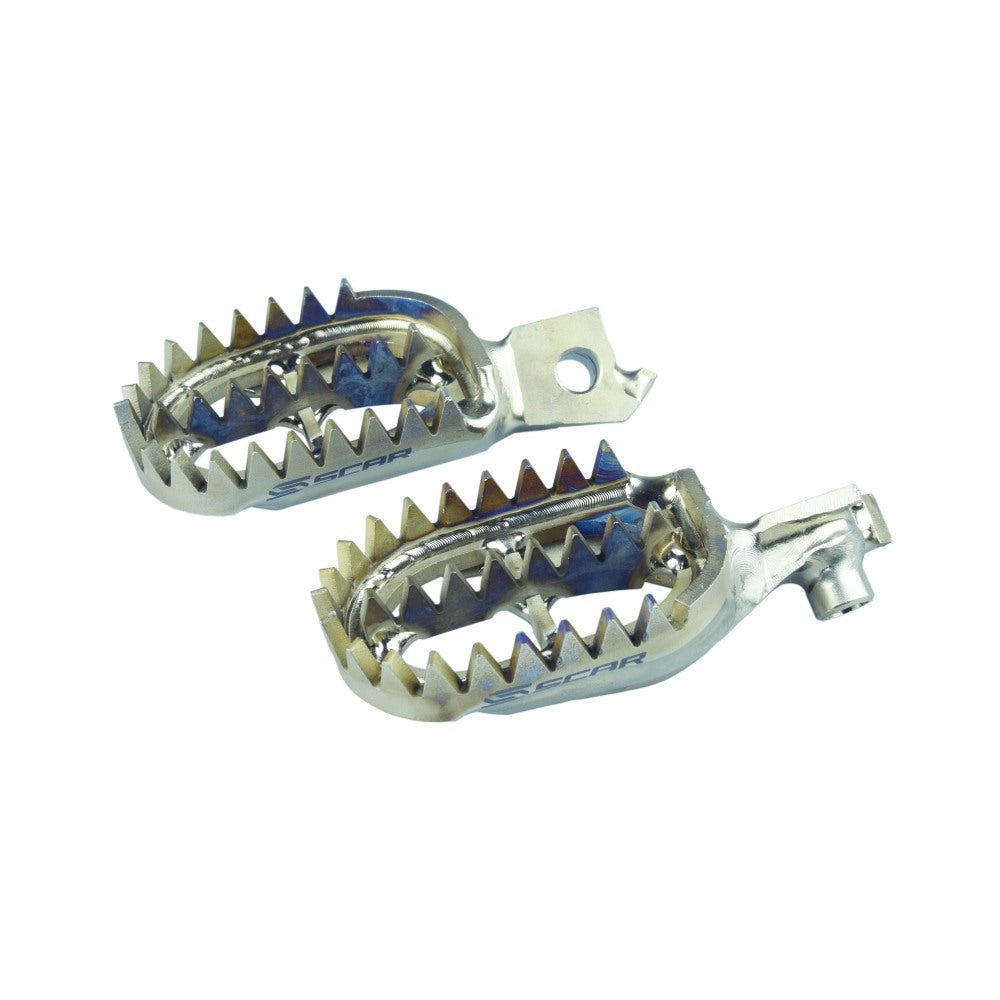 Scar Racing Pedane maggiorate in titanio Suzuki RMZ 250 2010-2025