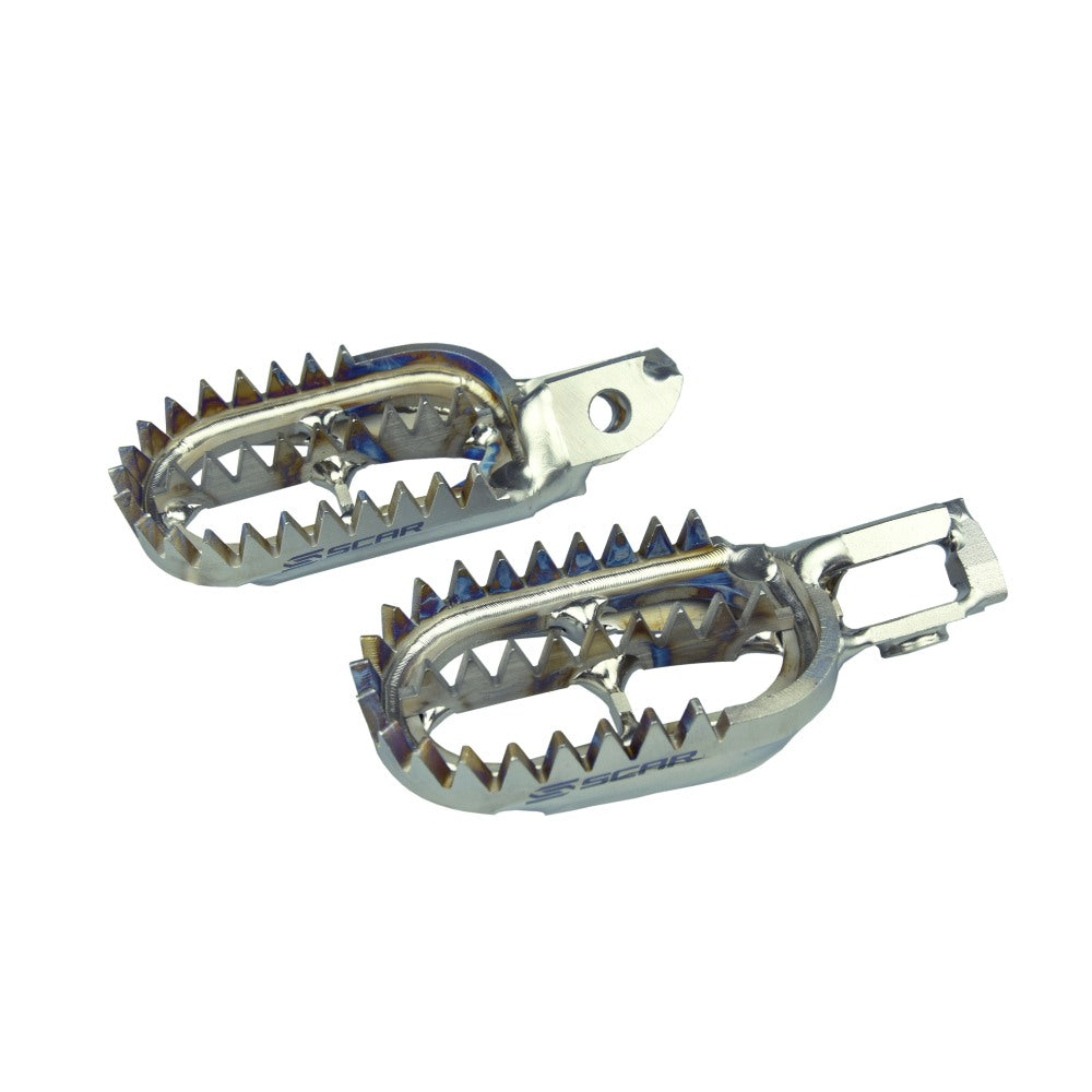 Scar Racing Pedane maggiorate in titanio GasGas 125 MC 2024-2026
